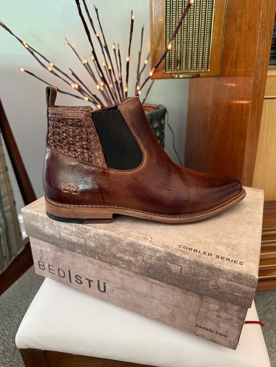 Bed Stu Shoes - Bed | Stu •7.5• Rove Tan Dip Dye Booties